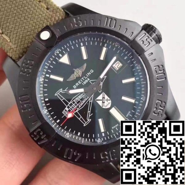 Breitling Avenger II Seawolf Boelcke M173316Y BE72 GF Factory 1:1 Best Edition Swiss ETA2824 2 Black Dial US Replica Watch 422 Breitling Avenger II Seawolf Boelcke M173316Y/BE72 GF Factory 1:1 Best Edition Swiss ETA2824-2 Black Dial