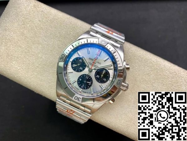 Breitling Chronomat AB0134101G1A1 1 1 Лучшее издание GF Завод Белый Циферблат США Реплика Смотреть 1465 Breitling Chronomat AB0134101G1A1 1:1 Лучшее издание GF Завод Белый Циферблат