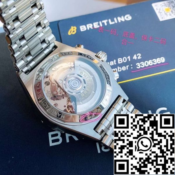 Breitling Chronomat B01 AB0134101C1A1 швейцарский оригинальный механизм США Реплика часы 7722 Breitling Chronomat B01 AB0134101C1A1 швейцарский оригинальный механизм