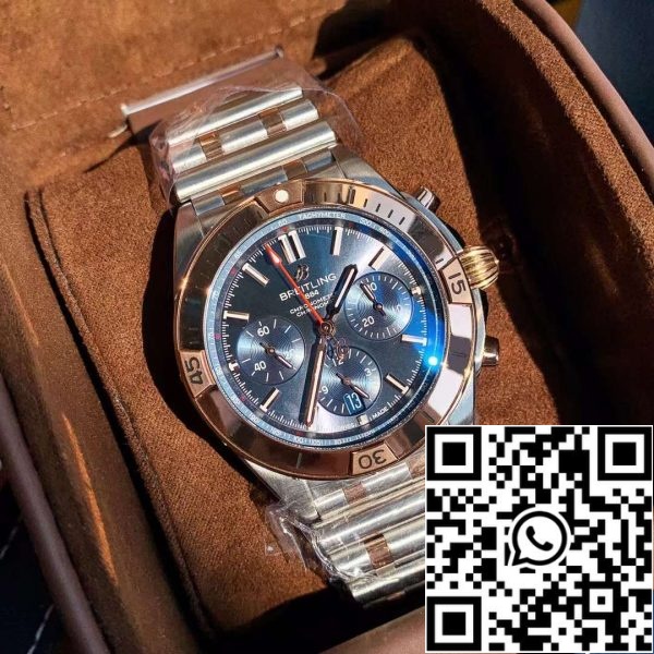 Breitling Chronomat B01 AB0134101G1A1 Sveitsin alkuperäinen liike Yhdysvaltain Replica katsella 7682 Breitling Chronomat B01 AB0134101G1A1 Sveitsin alkuperäinen liike