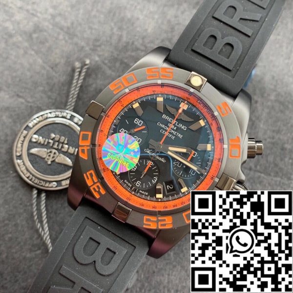 Breitling Chronomat B01 MB0111C2 BD07 153S M20D 2 1 1 Best Edition GF Factory Black Dial ΗΠΑ Replica Ρολόι 657 Breitling Chronomat B01 MB0111C2.BD07.153S.M20D.2 1:1 Best Edition GF Factory Black Dial