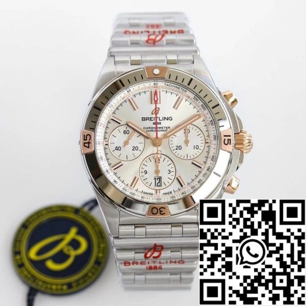 Breitling Chronomat IB0134101G1A1 1 Best Edition GF Factory White Dial US Replica Watch 6724 Breitling Chronomat IB0134101G1A1 1:1 Best Edition GF Factory White Dial