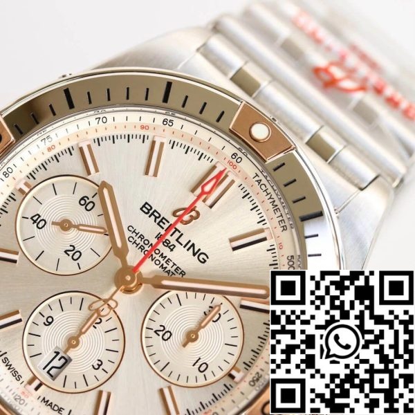 Breitling Chronomat IB0134101G1A1 1 1 Best Edition GF Factory White Dial ΗΠΑ Replica ρολόι 7786 Breitling Chronomat IB0134101G1A1 1: 1 Best Edition GF Factory White Dial