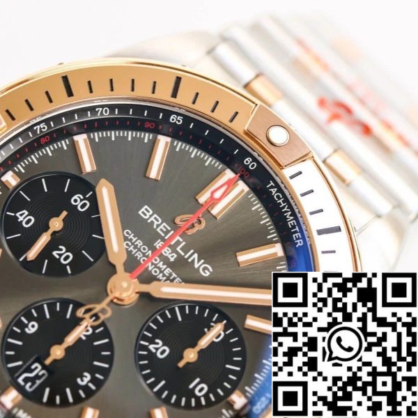 Breitling Chronomat UB0134101B1U1 1 1 Най-доброто издание GF Factory Grey Dial САЩ реплика часовник 3853 Breitling Chronomat UB0134101B1U1 1: 1 Най-доброто издание GF Factory Grey Dial