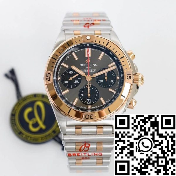 Breitling Chronomat UB0134101B1U1 1 1 Best Edition GF Factory Grey Dial Replica Orologio 6268 Breitling Chronomat UB0134101B1U1 1:1 Best Edition GF Factory Grey Dial