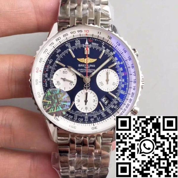 Breitling Navitimer 01 AB012012 BB01 447A JF Factory 1 1 Best Edition Swiss ETA7750 US Replique Montres 5979 Breitling Navitimer 01 AB012012/BB01/447A JF Factory 1:1 Best Edition Swiss ETA7750