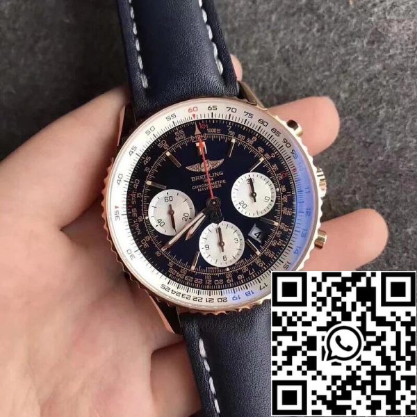 Breitling Navitimer 01 RB012012 1 1 Най-доброто издание JF Фабрика синя каишка САЩ реплика часовник 6326 Breitling Navitimer 01 RB012012 1: 1 Най-доброто издание JF Фабрика синя каишка