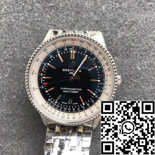 Breitling Navitimer 1 A17326211B1A1 1 1 Mejor Edición V7 Fábrica Esfera Azul EE.UU. Reloj Replica 1211 Breitling Navitimer 1 A17326211B1A1 1:1 Mejor Edición V7 Fábrica Esfera Azul