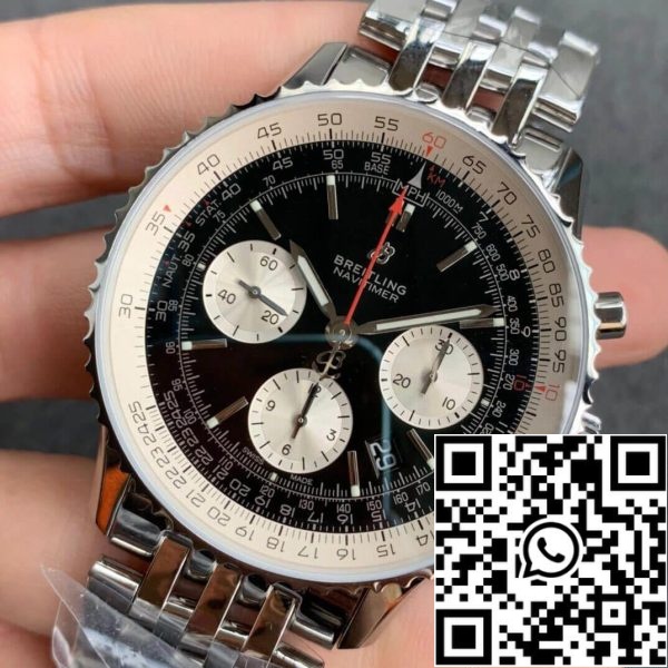 Breitling Navitimer 1 B01 AB0121211B1A1 1 1 Best Edition GF Factory Rustfrit stål US Replica Watch 7171 Breitling Navitimer 1 B01 AB0121211B1A1 1:1 Best Edition GF Factory Rustfrit stål