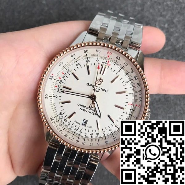 Breitling Navitimer 1 U17326211G1A1 1 1 Best Edition V7 Factory White Dial US Replica Watch 2434 Breitling Navitimer 1 U17326211G1A1 1:1 Best Edition V7 Factory White Dial