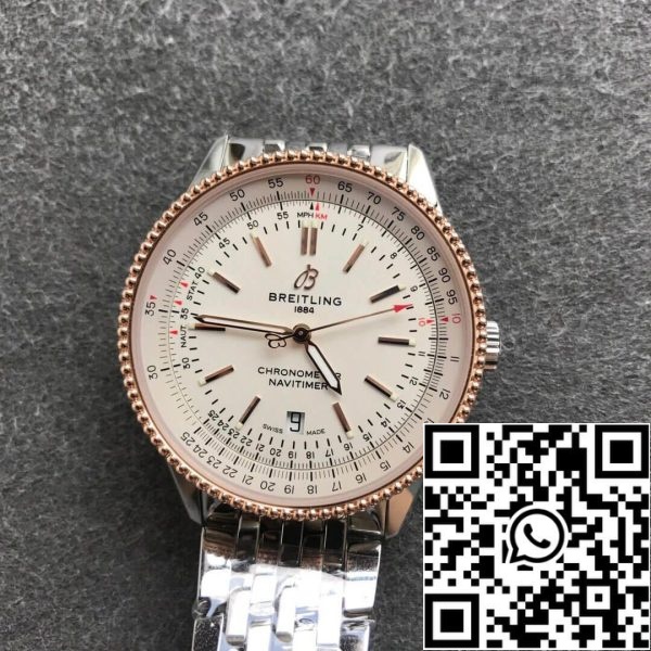 Breitling Navitimer 1 U17326211G1A1 1 1 1 Best Edition V7 Factory White Dial ZDA replika Watch 8824 Breitling Navitimer 1 U17326211G1A1 1:1 Best Edition V7 Factory White Dial