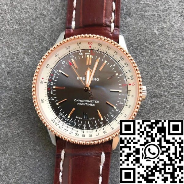 Breitling Navitimer 1 U17326211M1P2 1 1 Най-доброто издание V7 Фабрика каучукова кожа каишка САЩ реплика часовник 7467 Breitling Navitimer 1 U17326211M1P2 1: 1 Най-доброто издание V7 Фабрика каучукова кожа каишка