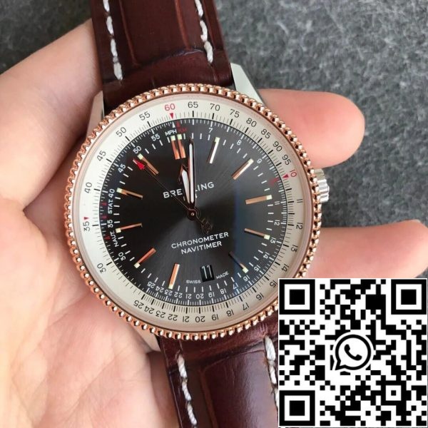 Breitling Navitimer 1 U17326211M1P2 1 1 Най-доброто издание V7 Фабрика каучукова кожа каишка САЩ реплика часовник 9095 Breitling Navitimer 1 U17326211M1P2 1: 1 Най-доброто издание V7 Фабрика каучукова кожа каишка