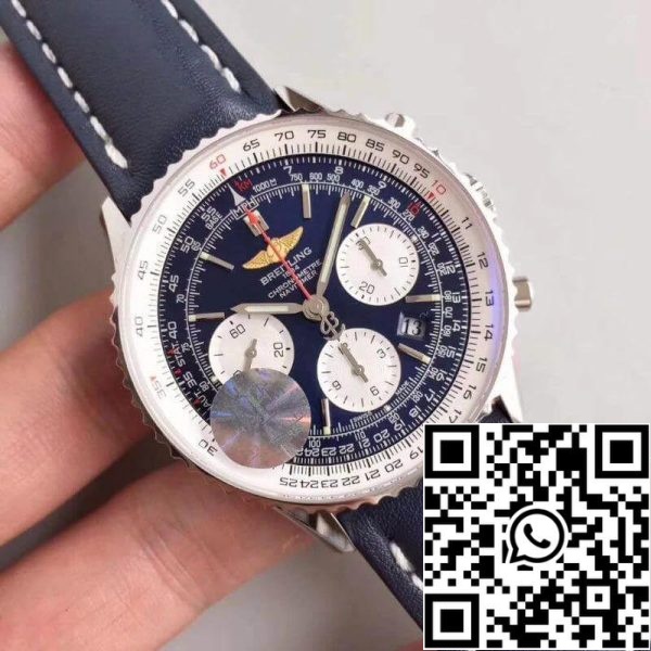 Breitling Navitimer AB012012 BB01 435X A20BA 1 JF Factory 1 1 Migliore Edizione Svizzera ETA7750 Replica Orologio 6612 Breitling Navitimer AB012012/BB01/435X/A20BA.1 JF Factory 1:1 Migliore Edizione Svizzera ETA7750