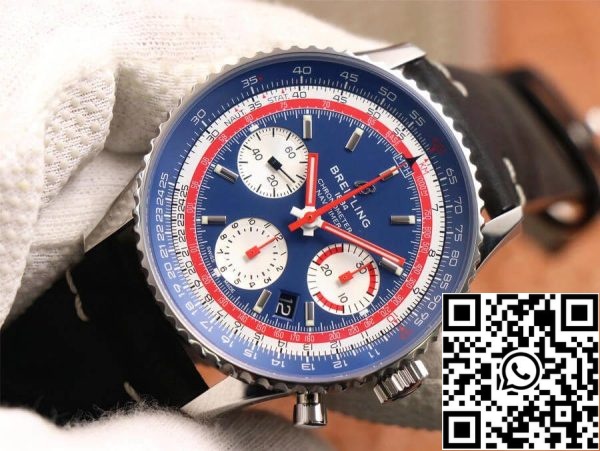 Breitling Navitimer AB01212B1C1A1 1 1 Best Edition V9 Factory Blue Dial US Replica Watch 9826 Breitling Navitimer AB01212B1C1A1 1:1 Best Edition V9 Factory Blue Dial