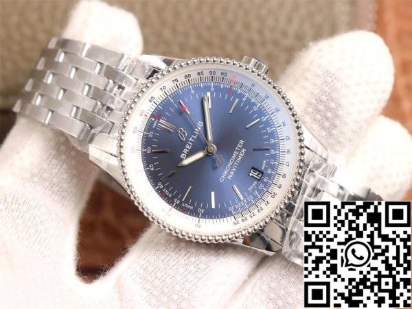 Breitling Navitimer Automático 38 A17325211C1A1 1 1 Melhor Edição KOR Fábrica Mostrador Azul Suíça SW200 US Réplica Relógio 1349 Breitling Navitimer Automático 38 A17325211C1A1 1:1 Melhor Edição KOR Fábrica Mostrador Azul Suíça SW200