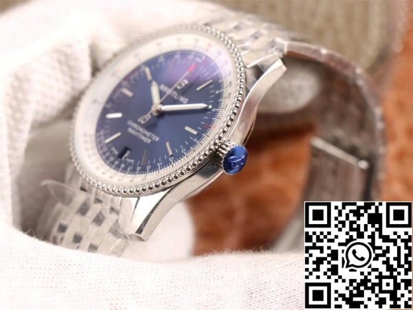 Breitling Navitimer Automático 38 A17325211C1A1 1 1 Melhor Edição KOR Fábrica Mostrador Azul Suíça SW200 US Réplica Relógio 1715 Breitling Navitimer Automático 38 A17325211C1A1 1:1 Melhor Edição KOR Fábrica Mostrador Azul Suíça SW200