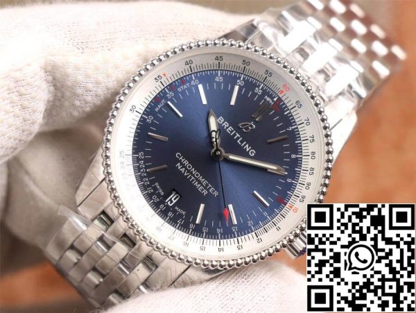 Breitling Navitimer Automático 38 A17325211C1A1 1 1 Melhor Edição KOR Fábrica Mostrador Azul Suíça SW200 US Réplica Relógio 7086 Breitling Navitimer Automático 38 A17325211C1A1 1:1 Melhor Edição KOR Fábrica Mostrador Azul Suíça SW200