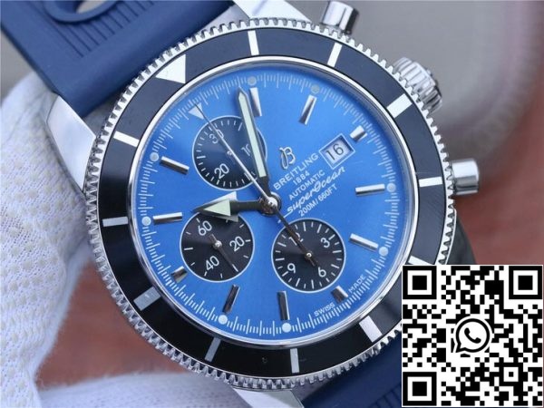 Breitling Superocean A1332024 C817 152A 1 1 Най-доброто издание OM Factory Blue Dial САЩ реплика часовник 3864 Breitling Superocean A1332024.C817.152A 1: 1 Най-доброто издание OM Factory Blue Dial