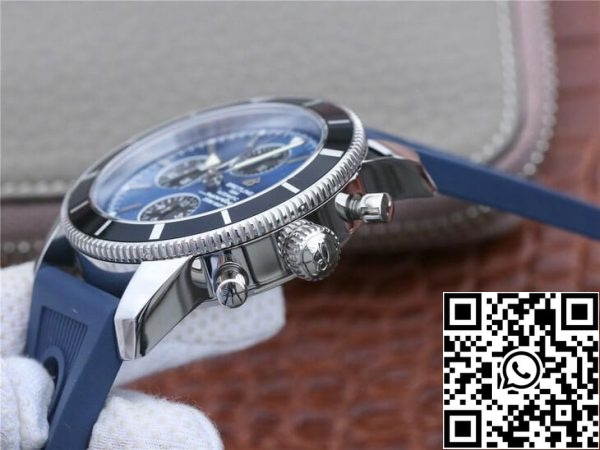 Breitling Superocean A1332024 C817 152A 1 1 Best Edition OM Factory Blue Dial US Replica óra 6817 Breitling Superocean A1332024.C817.152A 1:1 Best Edition OM Factory Blue Dial