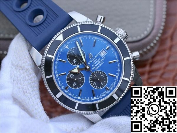 Breitling Superocean A1332024 C817 152A 1 1 Best Edition OM Factory Blue Dial US Replica Watch 9195 Breitling Superocean A1332024.C817.152A 1:1 Best Edition OM Factory Blue Dial