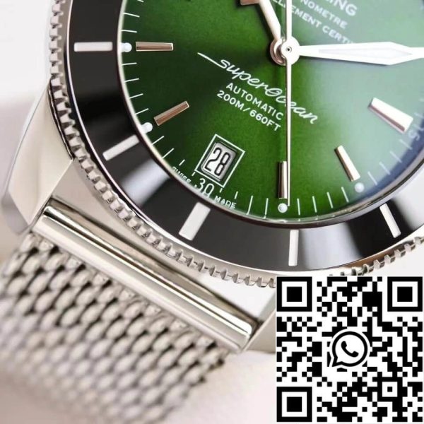 Breitling Superocean Heritage AB2010121L1A1 1 1 Best Edition GF Factory Quadrante Verde Replica Orologio 1112 Breitling Superocean Heritage AB2010121L1A1 1:1 Best Edition GF Factory Quadrante Verde