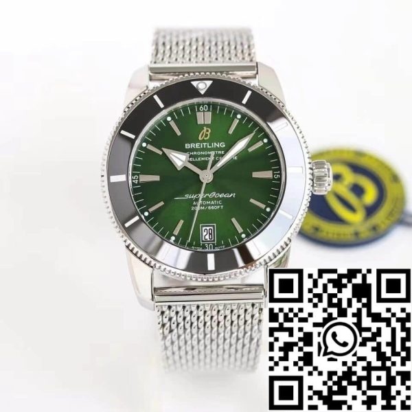 Breitling Superocean dediščine AB2010121L1A1 1 1 Najboljša izdaja GF tovarne zelena Dial ZDA replika Watch 6420 Breitling Superocean dediščine AB2010121L1A1 1: 1 Najboljša izdaja GF tovarne zelena Dial