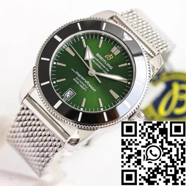 Breitling Superocean Heritage AB2010121L1A1 1 1 Best Edition GF Factory Quadrante Verde Replica Orologio 6680 Breitling Superocean Heritage AB2010121L1A1 1:1 Best Edition GF Factory Quadrante Verde