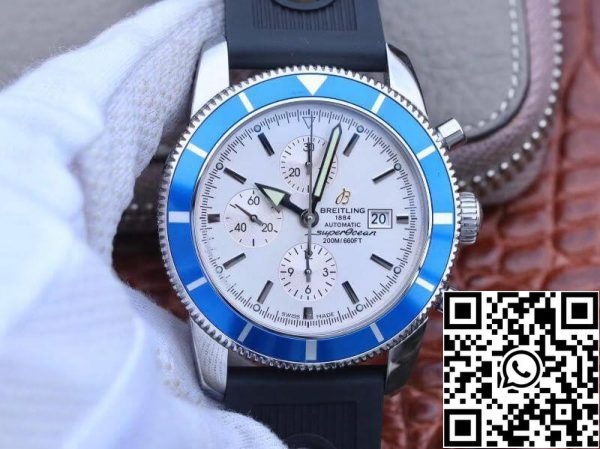 Breitling Superocean Heritage II A1331217 OM Factory 1 1 Best Edition Sveitsin ETA7750 White Dial US Replica katsella 9777 Breitling Superocean Heritage II A1331217 OM Factory 1: 1 Best Edition Sveitsin ETA7750 White Dial