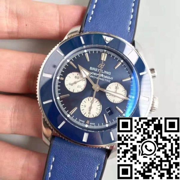 Breitling Superocean Heritage II AB0162161C1A1 GF Factory 1 1 Best Edition Swiss ETA7750 Blue Dial US Replica Watch 797 Breitling Superocean Heritage II AB0162161C1A1 GF Factory 1:1 Best Edition Swiss ETA7750 Blue Dial