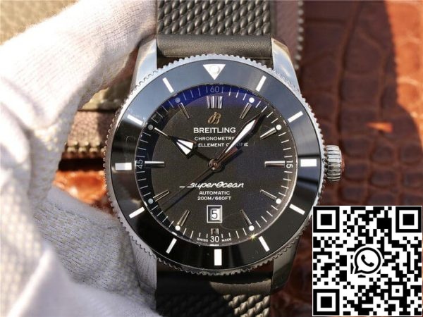 Breitling Superocean Heritage II AB2010121B1S1 1 1 Best Edition GF Factory Black Dial US Replica Watch 707 Breitling Superocean Heritage II AB2010121B1S1 1 1 Best Edition GF Factory Black Dial