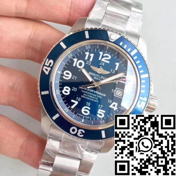 Breitling Superocean II A17392D7 BD68 GF Fábrica 1 1 Mejor Edición suiza ETA2824 Esfera Azul EE.UU. Reloj Replica 840 Breitling Superocean II A17392D7/BD68 GF Fábrica 1:1 Mejor Edición suiza ETA2824 Esfera Azul