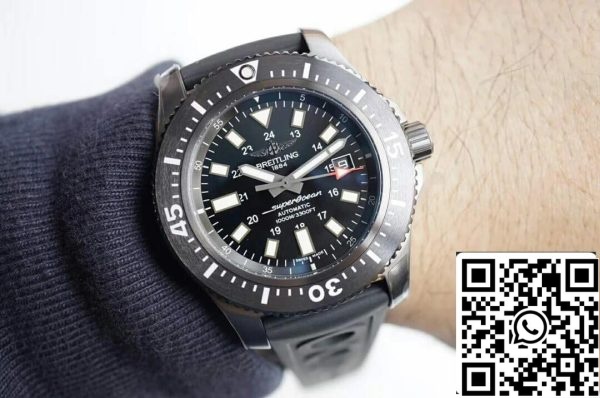 Breitling Superocean M1739313 BE92 227S M20SS 1 1 Best Edition GF Factory Black Dial US Replica Watch 4087 Breitling Superocean M1739313/BE92/227S/M20SS.1 1:1 Best Edition GF Factory Black Dial