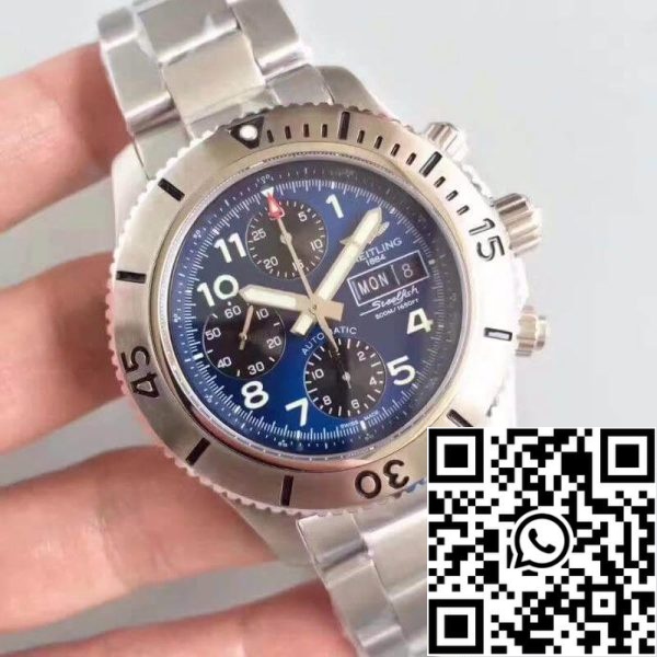 Breitling Superocean Steelfish A13341C3 C893 162A GF Factory Miesten kellot 1 1 Best Edition Sveitsin ETA7750 US Replica Watch 4655 Breitling Superocean Steelfish A13341C3/C893/162A GF Factory Miesten kellot 1:1 Best Edition Sveitsin ETA7750