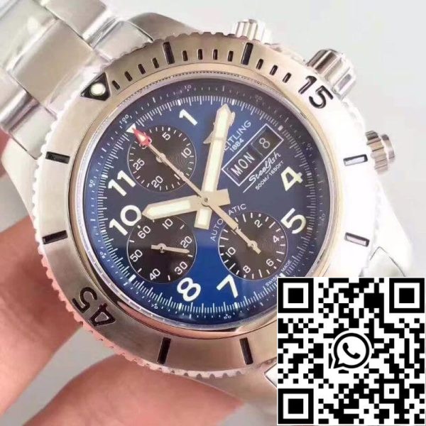 Breitling Superocean Steelfish A13341C3 C893 162A GF Factory Miesten kellot 1 1 Best Edition Sveitsin ETA7750 US Replica Watch 6135 Breitling Superocean Steelfish A13341C3/C893/162A GF Factory Miesten kellot 1:1 Best Edition Sveitsin ETA7750