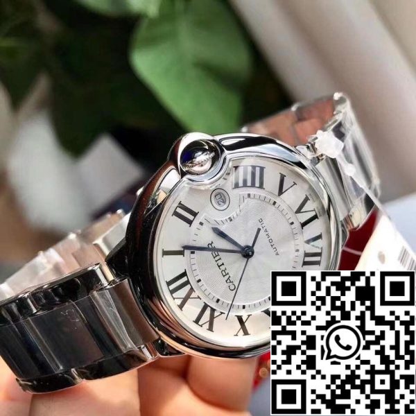 Cartier Ballon Bleu De Cartier W69012Z4 Zegarek 42mm szwajcarski oryginalny mechanizm US Replica Zegarek 2786 Cartier Ballon Bleu De Cartier W69012Z4 Zegarek 42mm szwajcarski oryginalny mechanizm