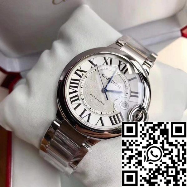 Cartier Ballon Bleu De Cartier W69012Z4 Zegarek 42mm szwajcarski oryginalny mechanizm US Replica Zegarek 7002 Cartier Ballon Bleu De Cartier W69012Z4 Zegarek 42mm szwajcarski oryginalny mechanizm