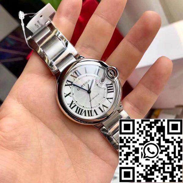 Cartier Ballon Bleu De Cartier W69012Z4 Zegarek 42mm szwajcarski oryginalny mechanizm US Replica Zegarek 839 Cartier Ballon Bleu De Cartier W69012Z4 Zegarek 42mm szwajcarski oryginalny mechanizm