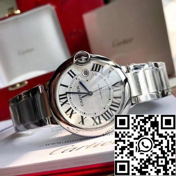 Cartier Ballon Bleu De Cartier W69012Z4 часовник 42mm швейцарски оригинален механизъм САЩ реплика часовник 8442 Cartier Ballon Bleu De Cartier W69012Z4 часовник 42mm швейцарски оригинален механизъм