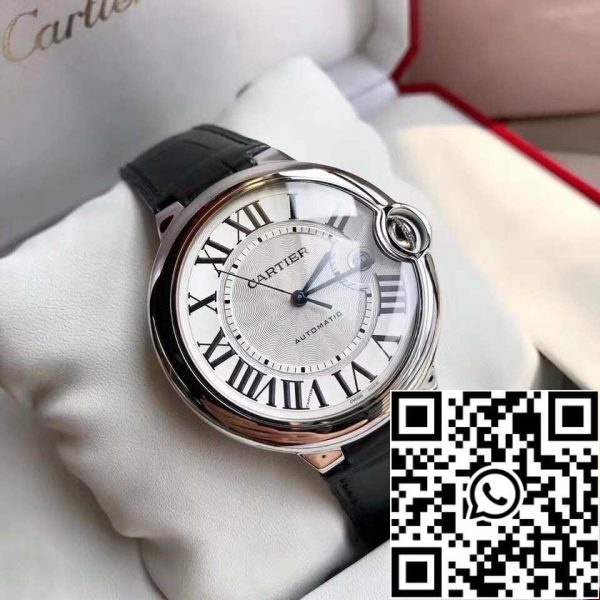 Cartier Ballon Bleu De Cartier W69016Z4 часовник 42 мм швейцарски оригинален механизъм САЩ реплика часовник 4323 Cartier Ballon Bleu De Cartier W69016Z4 часовник 42 мм швейцарски оригинален механизъм