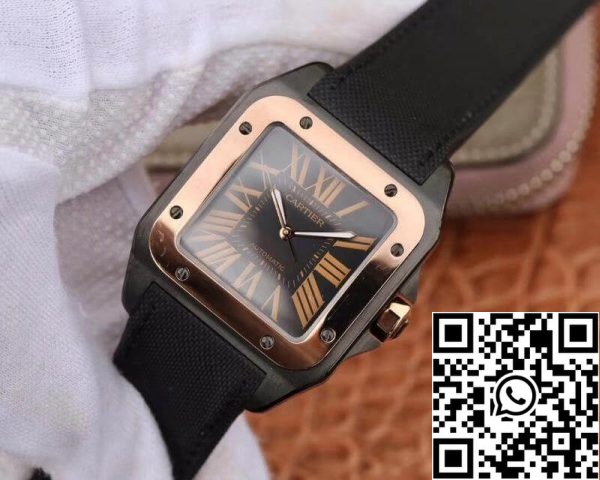 Cartier De Santos 100-летие W2020009 38 мм RB фабрика 18K розовое золото 1 1 Лучший выпуск швейцарский ETA2892 США Реплика Смотреть 1489 Cartier De Santos 100-летие W2020009 38 мм RB фабрика 18K розовое золото 1:1 Лучший выпуск швейцарский ETA2892