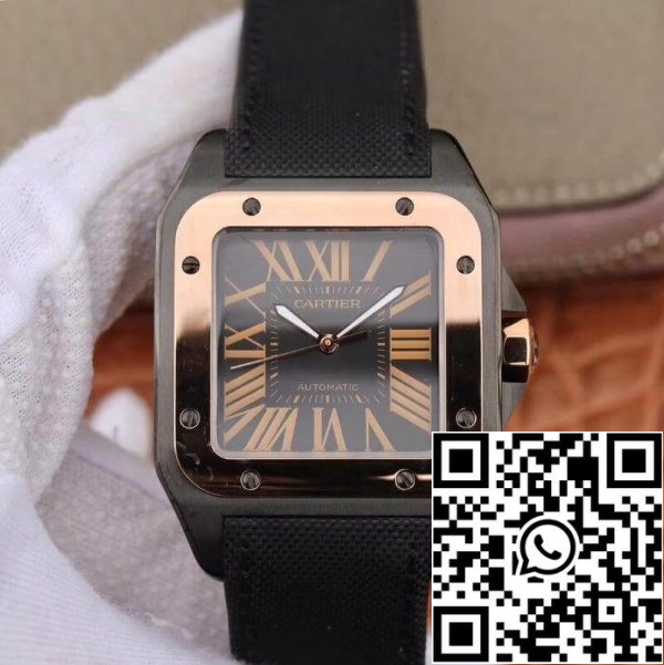 Cartier De Santos 100th Anniversary W2020009 38mm RB Factory 18K Rose Gold 1 1 Best Edition Swiss ETA2892 Replica Orologio 8950 Cartier De Santos 100th Anniversary W2020009 38mm RB Factory 18K Rose Gold 1:1 Best Edition Swiss ETA2892