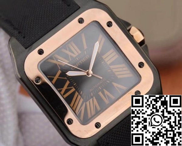 Cartier De Santos 100th Anniversary W2020009 38mm RB Factory 18K Rose Gold 1 1 Best Edition Swiss ETA2892 US Replica Watch 9914 Cartier De Santos 100th Anniversary W2020009 38mm RB Factory 18K Rose Gold 1:1 Best Edition Swiss ETA2892