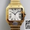 Cartier De Santos W20112Y1 1 1 Най-доброто издание BV Factory White Dial САЩ реплика часовник 9140 Cartier De Santos W20112Y1 1: 1 Най-доброто издание BV Factory White Dial