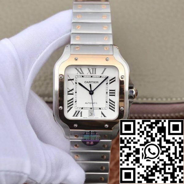 Cartier De Santos W2SA0006 2018 BV Factory 1 1 Best Edition Swiss ETA 9015 US Replica Watch 1137 Cartier De Santos W2SA0006 2018 BV Factory 1:1 Best Edition Swiss ETA 9015