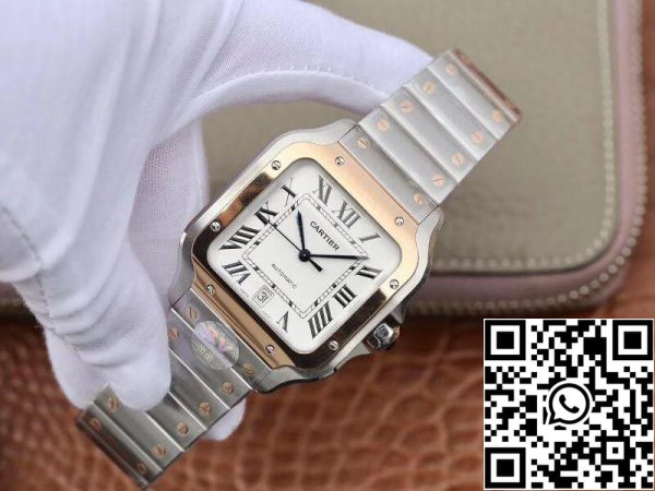 Cartier De Santos W2SA0006 2018 BV Factory 1 1 Melhor Edição Suíça ETA 9015 US Réplica Relógio 2262 Cartier De Santos W2SA0006 2018 BV Factory 1:1 Melhor Edição Suíça ETA 9015