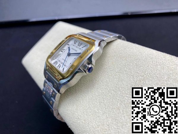 Cartier De Santos W2SA0016 35MM 1 1 Най-доброто издание BV Factory White Dial САЩ реплика часовник 241 Cartier De Santos W2SA0016 35MM 1: 1 Най-доброто издание BV Factory White Dial