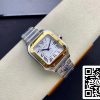 Cartier De Santos W2SA0016 35MM 1 1 Best Edition BV Factory White Dial Yhdysvaltain Replica katsella 3423 Cartier De Santos W2SA0016 35MM 1:1 Best Edition BV Factory White Dial