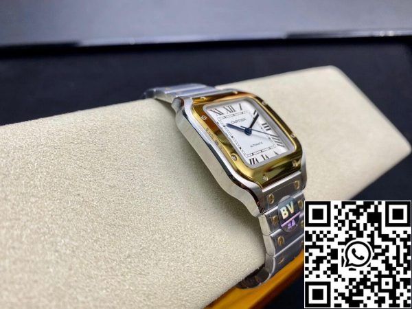 Cartier De Santos W2SA0016 35MM 1 1 Най-доброто издание BV Factory White Dial САЩ реплика часовник 8565 Cartier De Santos W2SA0016 35MM 1: 1 Най-доброто издание BV Factory White Dial