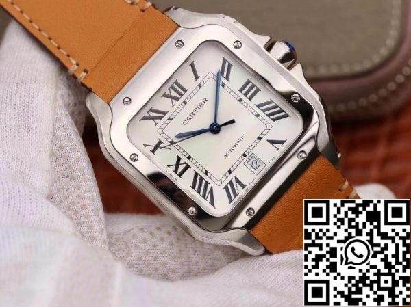 Cartier De Santos WSSA0009 KOR Factory 1 1 Best Edition Swiss ETA9015 US Replica Watch 8058 Cartier De Santos WSSA0009 KOR Factory 1:1 Best Edition Swiss ETA9015